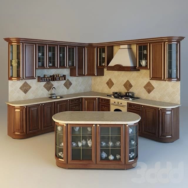 kitchen with island
