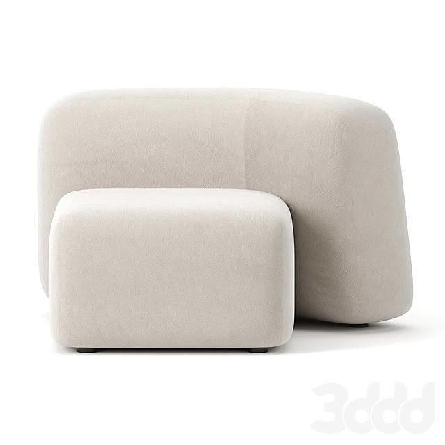 Suiseki armchair by La Cividina