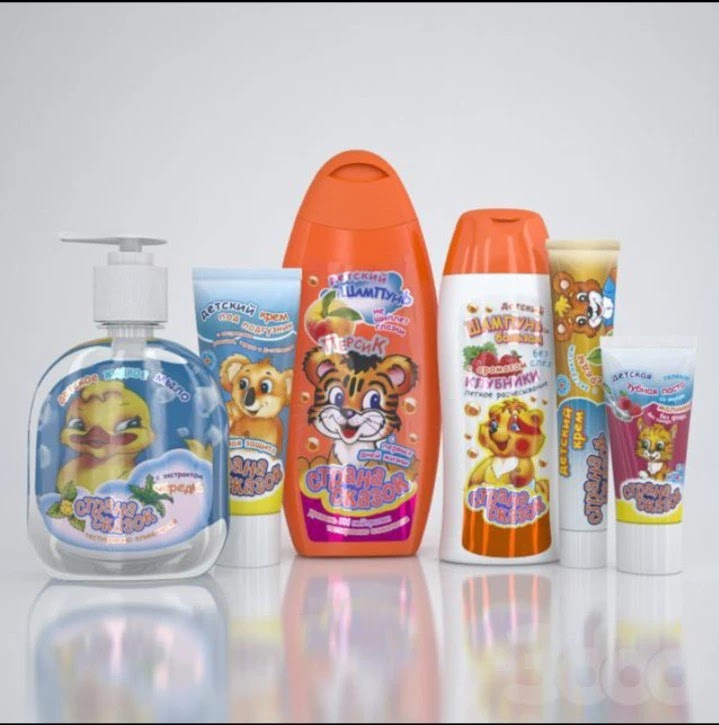 Children's bathroom cosmetics 's