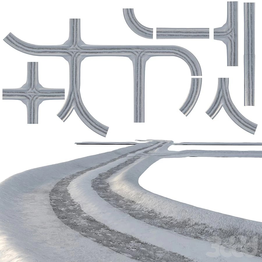 Snowy road