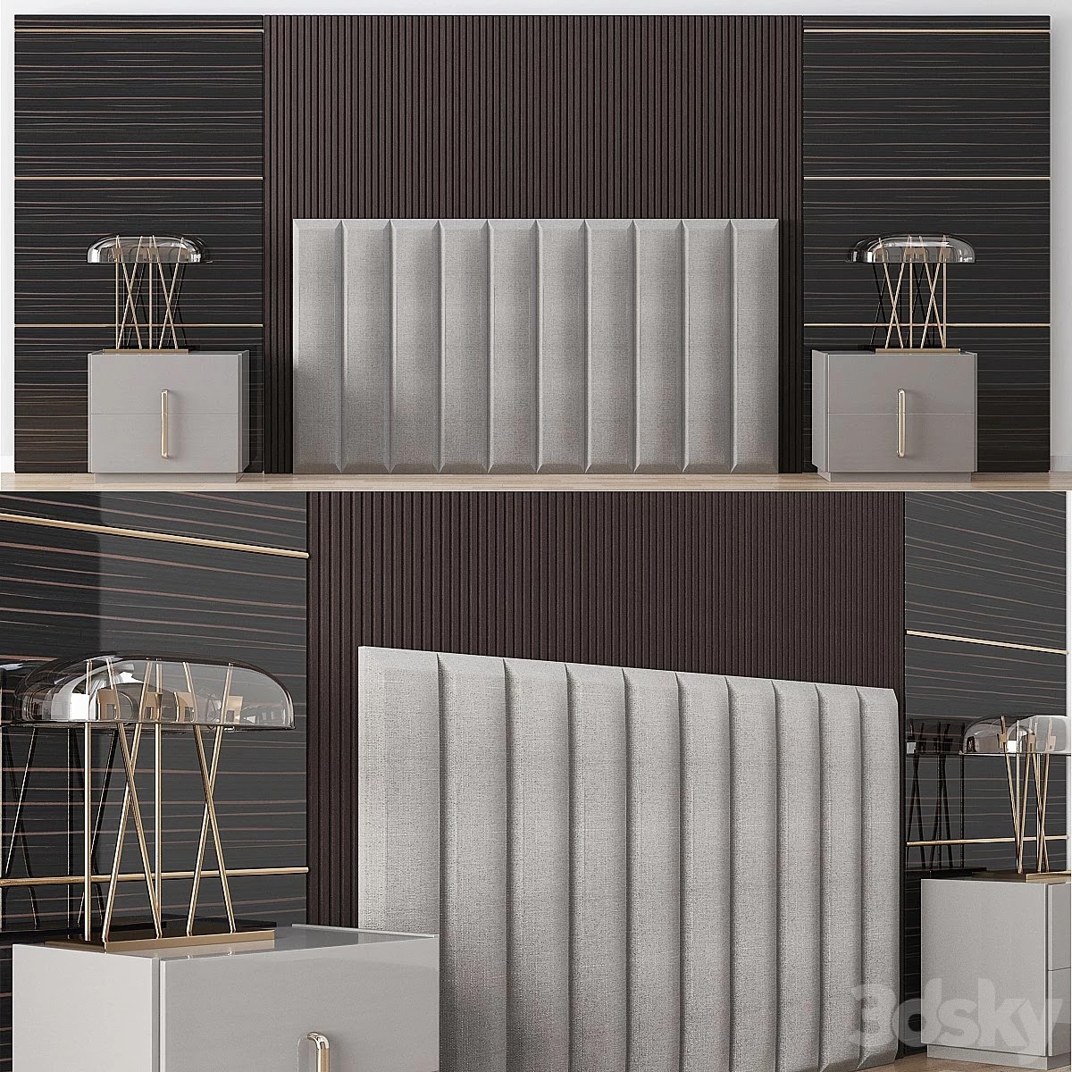 Wall Headboard Collection № 004