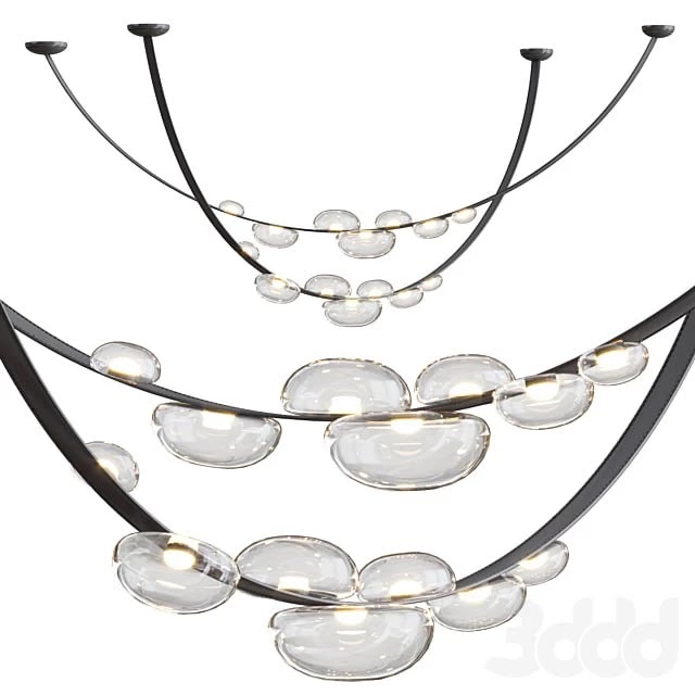 DEW DROPS LED pendant by Bomma