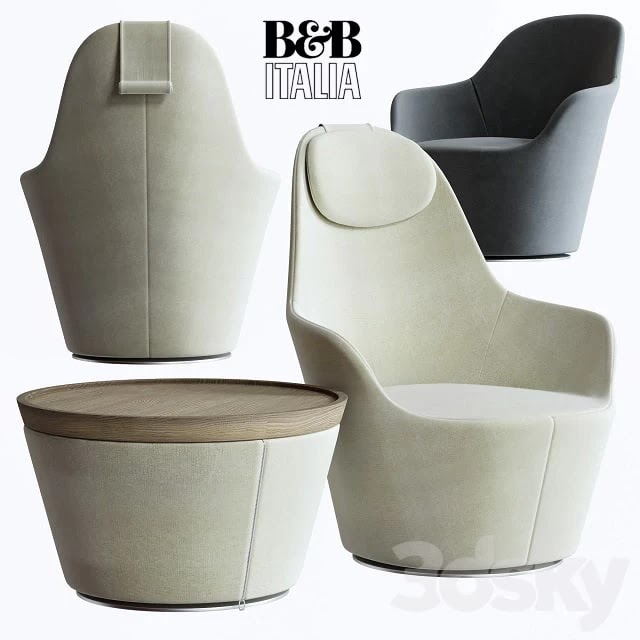 B & B Italia Harbor armchair