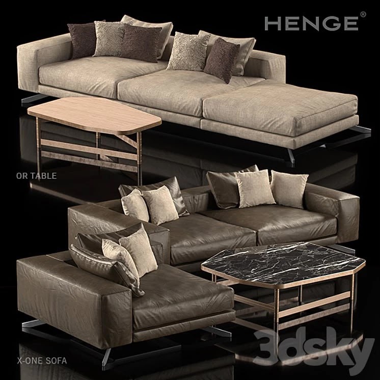 Henge X-One Sofa Or Table Set -one