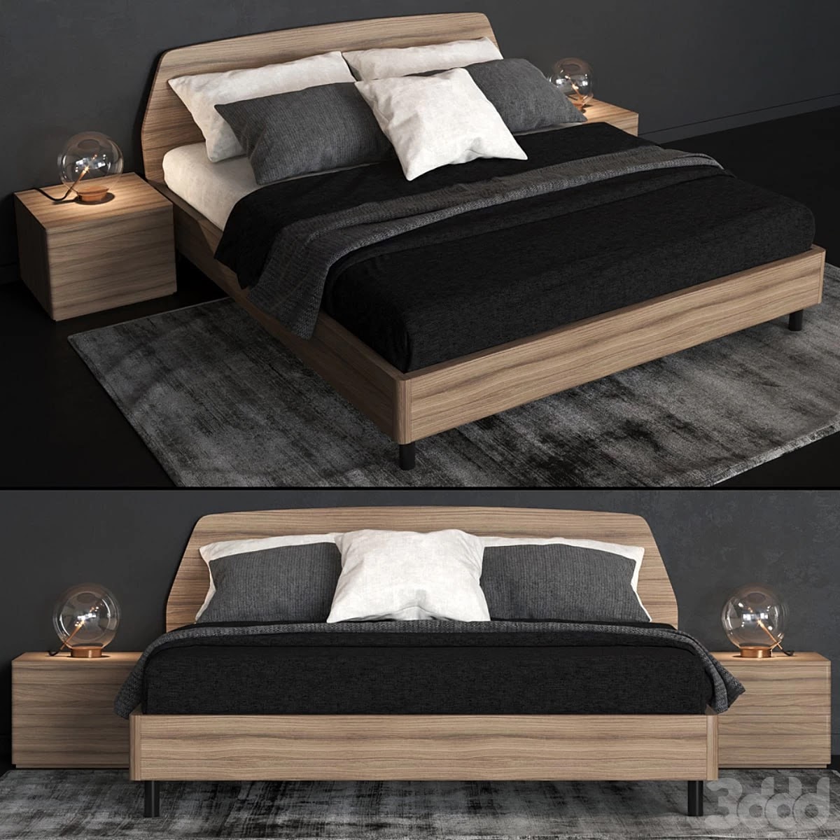 Bed Cinquanta3 Este King Size Bed